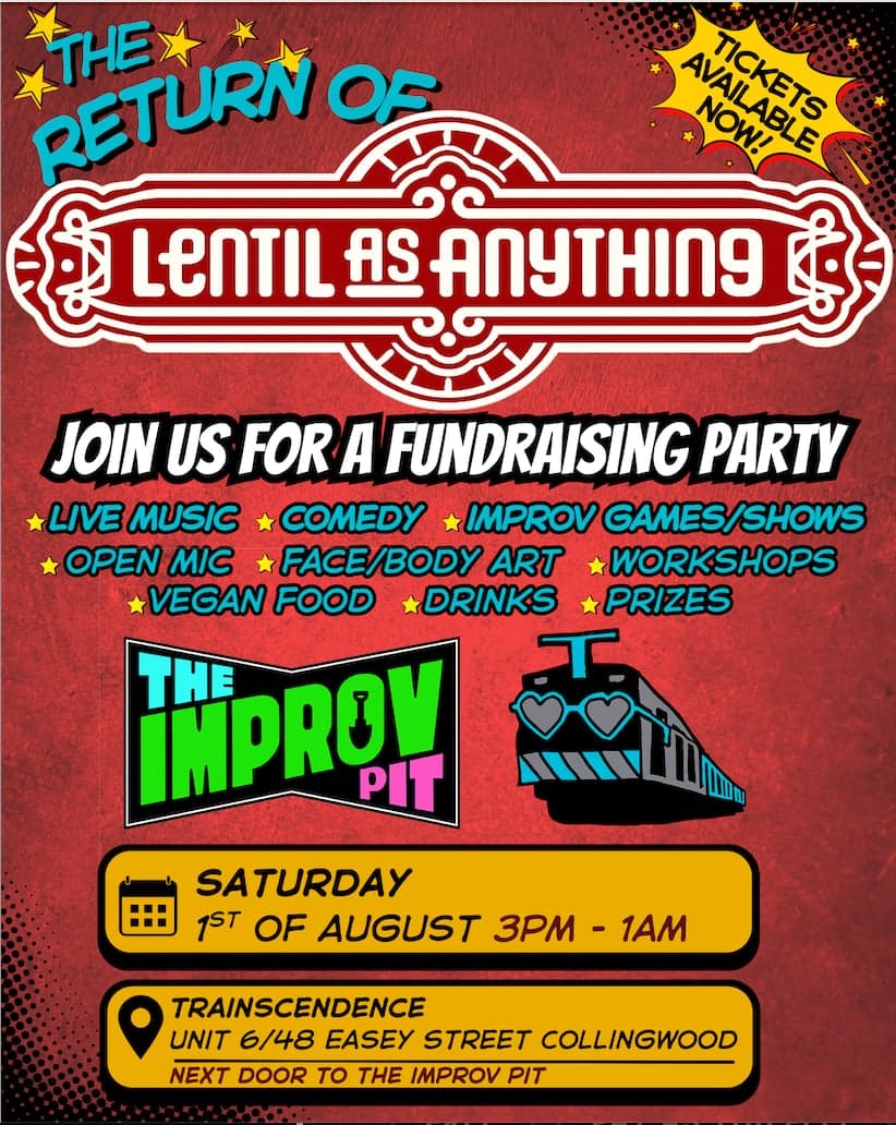 Lentil As Anything Revival Fundraiser